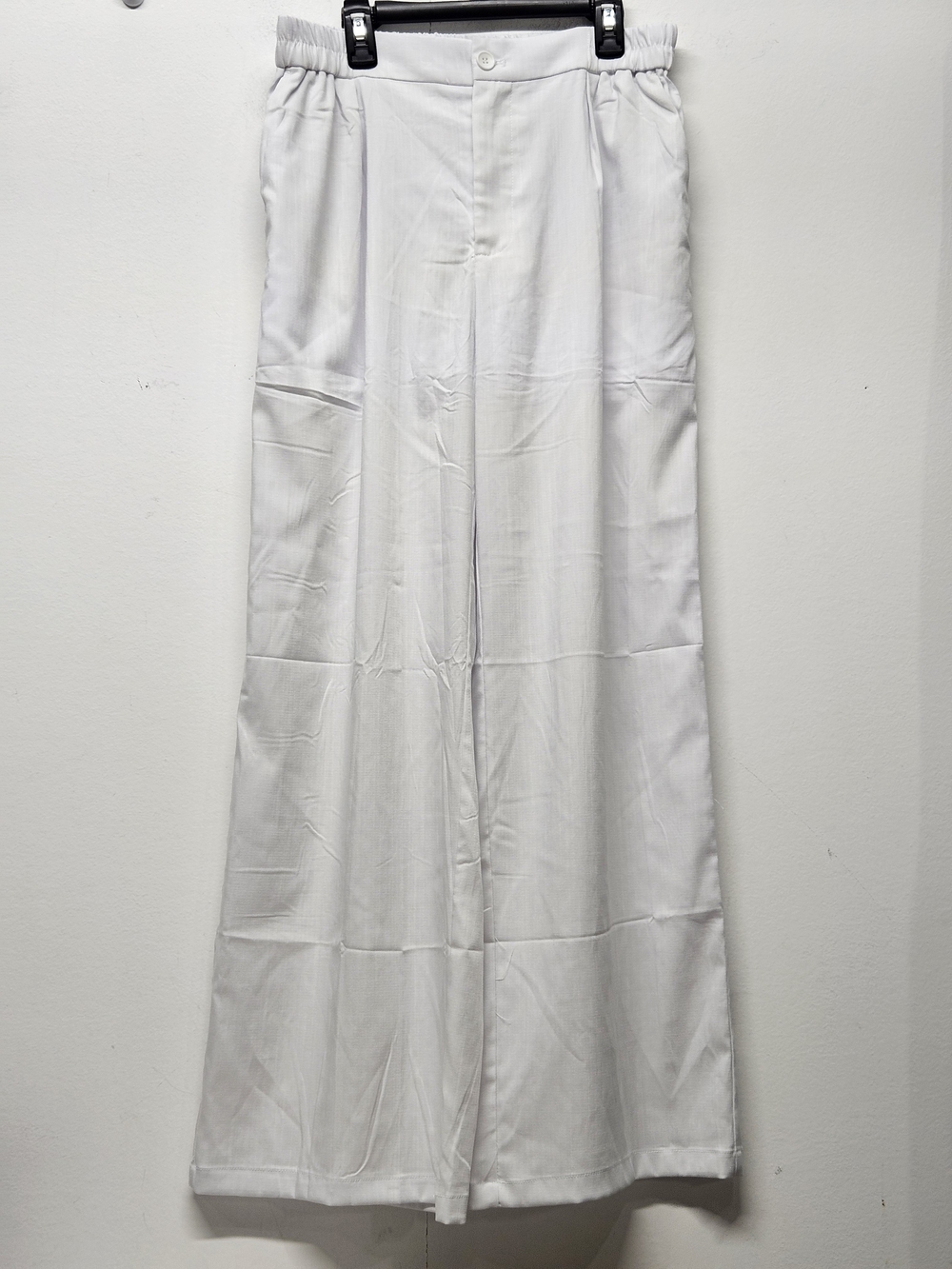Topyogas High Rise Wide Leg Pants Womens Size M White New
